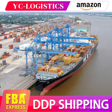 Freight forwarder from China to UK/ France/ Germany/ Italy sea freight   Amazon FBA door to door